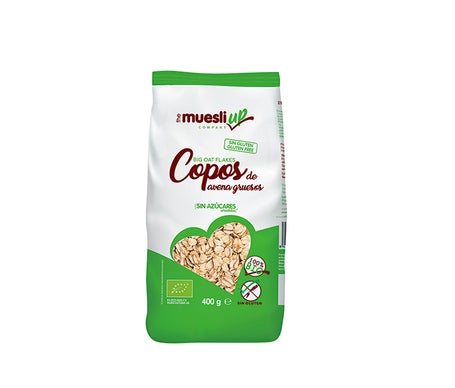 The Muesli Up Copos Avena Gruesos Sin Gluten Bio 400g