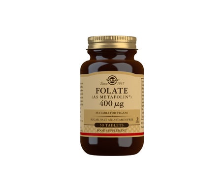 Solgar Folato como Metafolin 400mcg 50comp