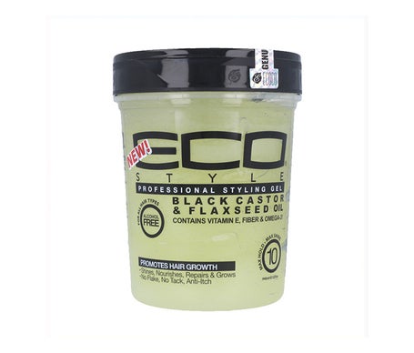 Eco Styler Gel Fijador Ricino Negro Sin Alcohol Fuerte 946ml
