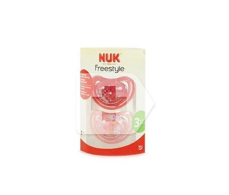 NUK Chupete Freestyle T3 silicona 2uds