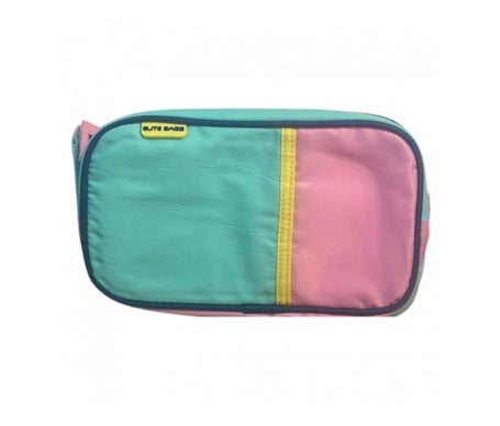 Elite Bags Estuche Basic Isotérmico Insulina Cool Azul y Rosa