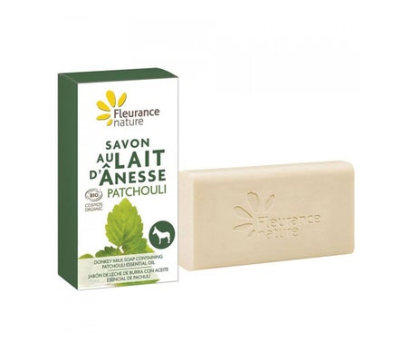 Fleurance Nature Jabón Leche de Burra Patchouli Pastilla 100g