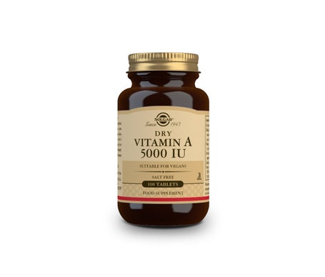 Solgar Vitamina A Seca 5000UI Palmitato 100comp