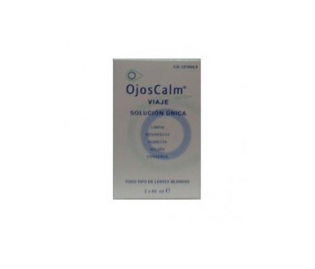 OjosCalm solución única de viaje 30ml+30ml