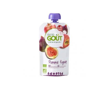 Good Goût Apple fig +4 months (120 g) - Alimentación del bebé