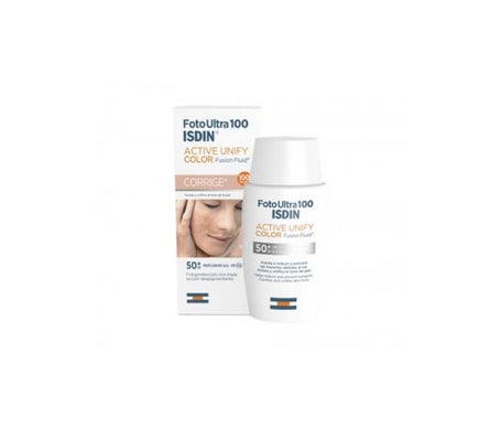 Foto Ultra 100 ISDIN® Active Unify Fusion Fluid Color SPF50+ 50ml
