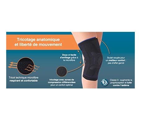 Cizeta Medical Knee Gl Strapp Black T6