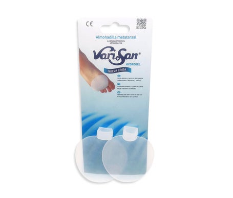 Vari+San Hydrogel Almohadilla Metatarsal Con Anillo 2uds