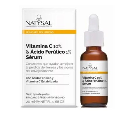 Natysal Sérum con Vitamina C 10% y Ácido Ferúlico 1% 20ml