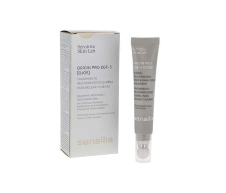 Sensilis Origin Pro EGF-5 [Ojos] Tratamiento Rejuvenecedor Global para Bolsas y Ojeras 15ml