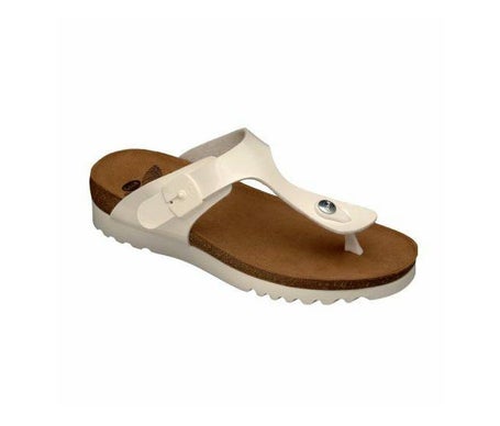 Scholl Boa Vista Up Sandalia Blanco Talla 37 1 Par