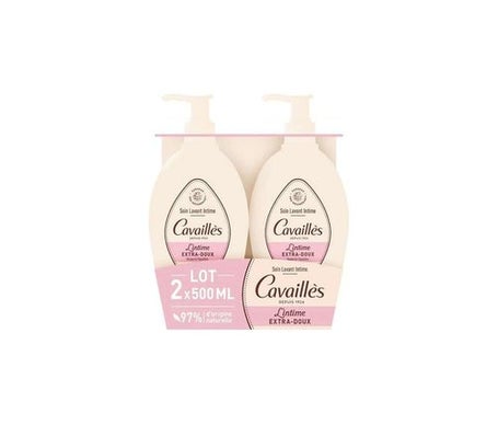 'Cavaillès Soin Lavant l'' Intime Extra-Doux 2x500ml'