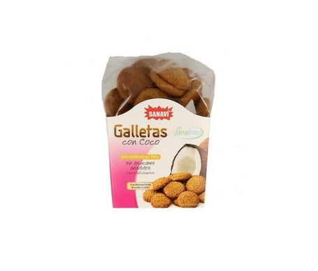 Sanavi Galletas Coco sin Azúcar 200g