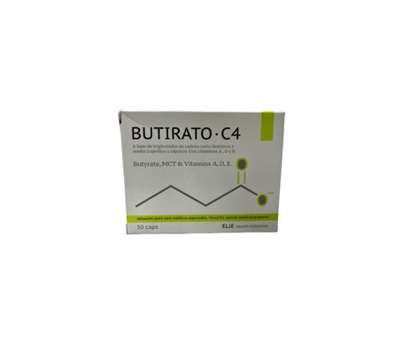 Elie Health Solution Butirato C4 30 Cápsulas