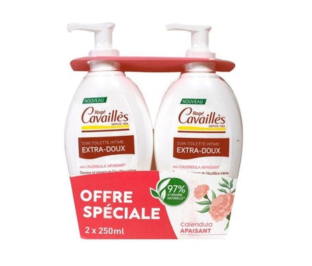 Rogé Cavaillès Extra Doux Gel Lavant Naturel 2x250ml