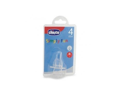 Chicco® Simply Fun tetina caucho 3 orificios 4m+ 2uds