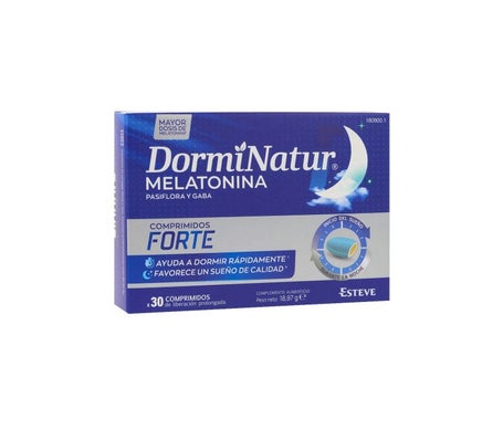 Dorminatur Melatonina Comprimidos Forte 30 comp | Natural Doctor
