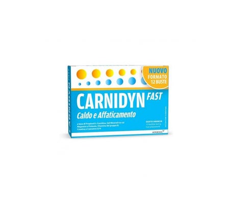 Carnidyn Fast Hot and Fatiga Suplemento 12uds | Natural Doctor