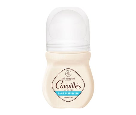 Cavaillès Desodorante Absorb+ Sin Fragancia 48H Roll-On 50 Ml