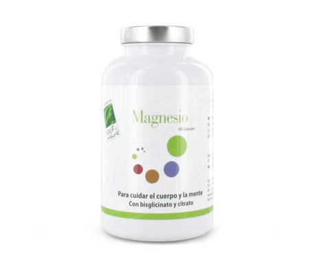 100% Natural Magnesio 180 cápsulas