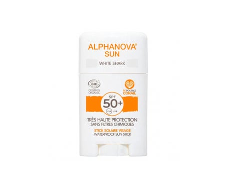 Alphanova Sun Bio Stick Facial SPF50+ Color Blanco 12g