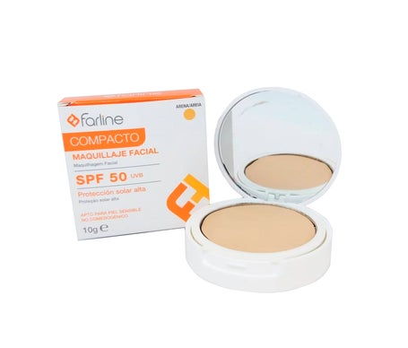 Farline Polvos Compactos SPF50 Color Arena 10g