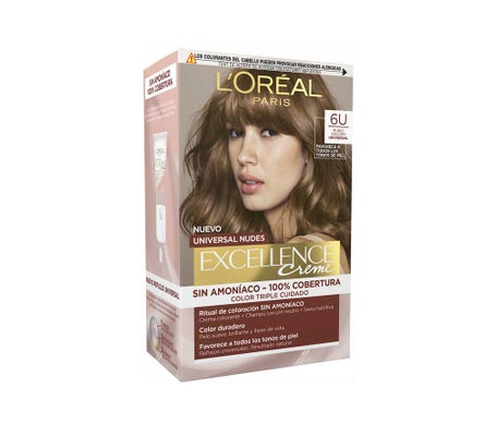 'L''Oréal Excellence Creme Universal Nudes 6U Rubio Oscuro 1ud'