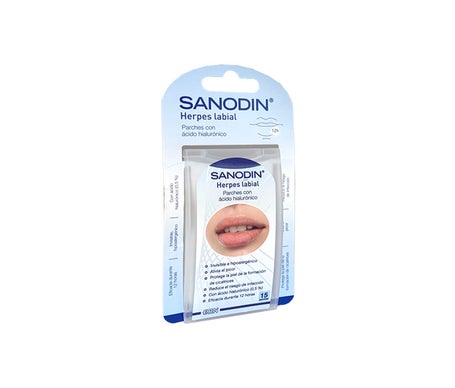 Sanodin Herpes Labial con Ácido Hialurónico 15uds