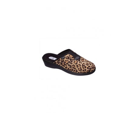 Scholl Calzado Mule Elsa Leopardo T36 1 par