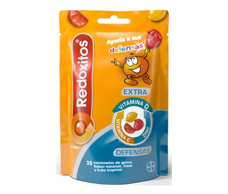 Redoxon Redoxitos Extra Defensas Gummies Naranja Fresa 25uds