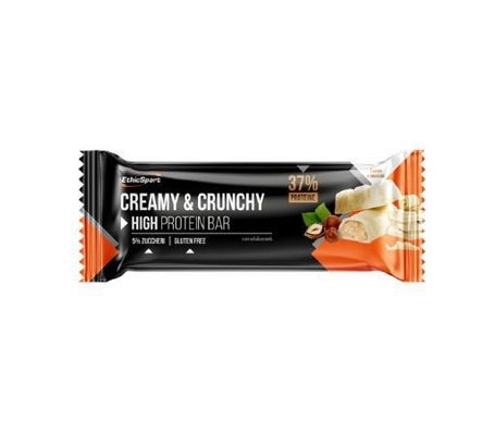 EthicSport Creamy & Crunchy Barrita Chocolate Blanco Almendr 30g