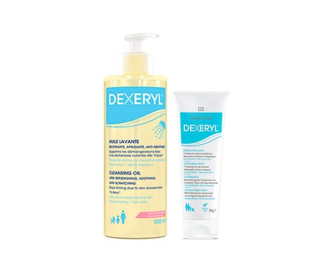 Dexeryl Aceite Limpiador 500ml + Crema Emoliente 50g