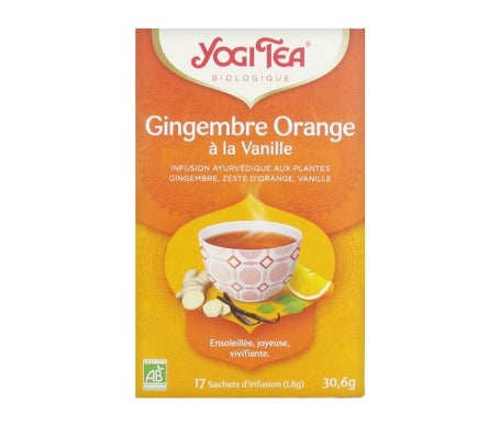 Yogi Tea Jengibre Naranja con Vainilla 17uds