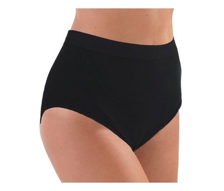 FreeU Carla Pack Bragas Sin Costuras Negro M (36-38) 3uds