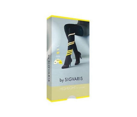 Sigvaris Highlight Women Media Punta Abierta TxLL Dune 1 Par