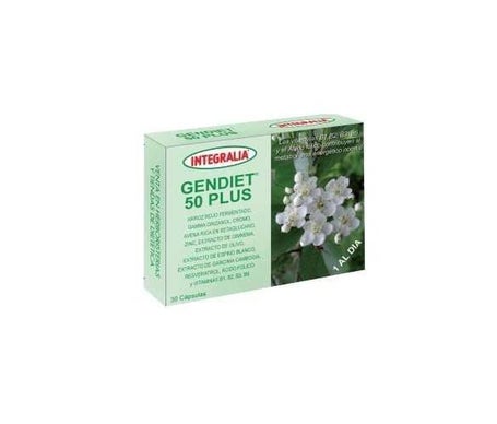 Gendiet 50 plus de Integralia, 30 cápsulas