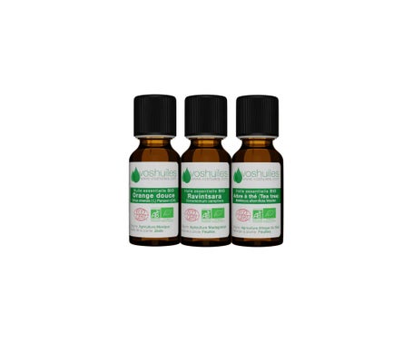 Voshuiles Kit Les 3 Aceites Esenciales Indispensables Bio