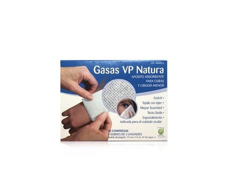 Vp Natura Gasa Estéril Tejido sin Tejer 10x10cm 25uds