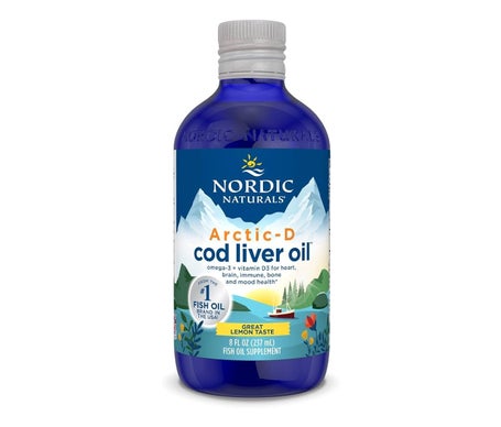 Nordic Naturals Arctic-D Aceite de Hígado de Bacalao Limón 237ml