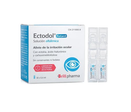Ectodol Retard Solución Oftálmica 30x0.4ml