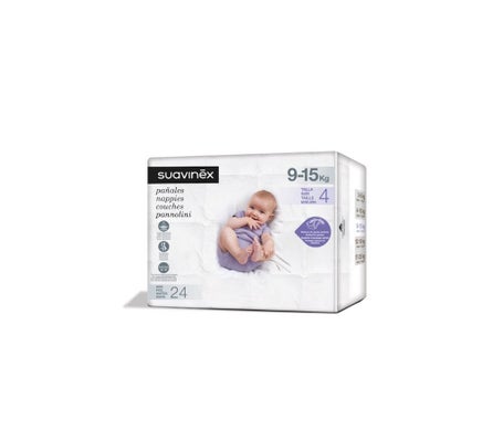 Suavinex Pañales T-4 9-15kg 24uds