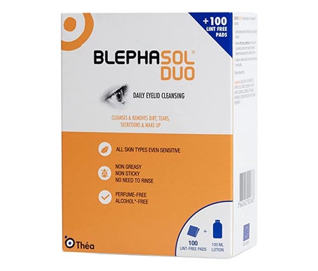 Thea Blephasol Pack Dúo Limpiador Párpados + Gasas 1ud