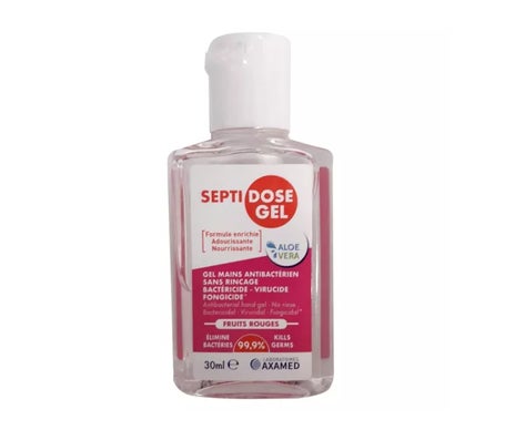 Septidose Gel Hidroalcohólico Aloe Vera Frutos Rojos 30ml