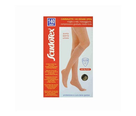 Scudotex 140 Calcetín Open Toe 4 Skin 1 Par