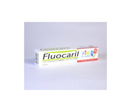 Fluocaril® Kids de 2 a 6 años pasta dental sabor fresa 75ml