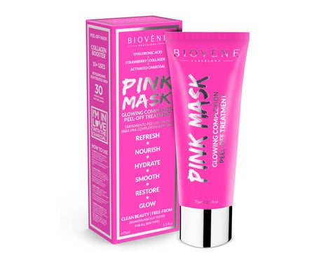 Biovène Pink Mask Glowing Complexion Peel-Off Treatment 75ml