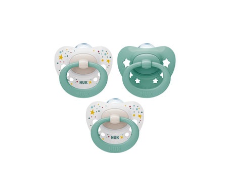 Nuk Chupetes Signature 0-6M 2+1uds