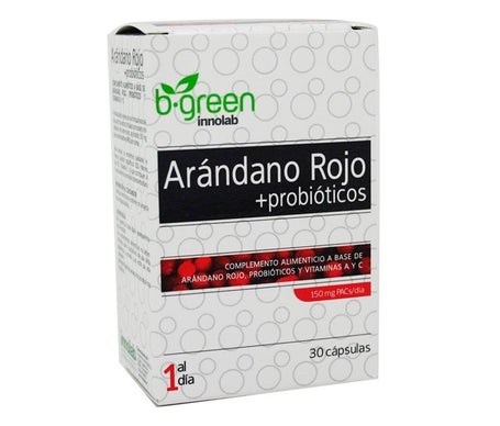 B-green arándano rojo + probióticos 30cáps