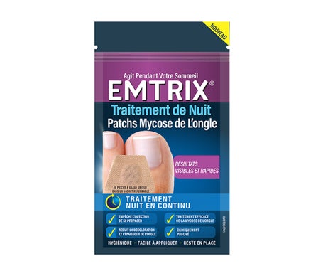 Emtrix Nail Micosis Parche Noche 14uds