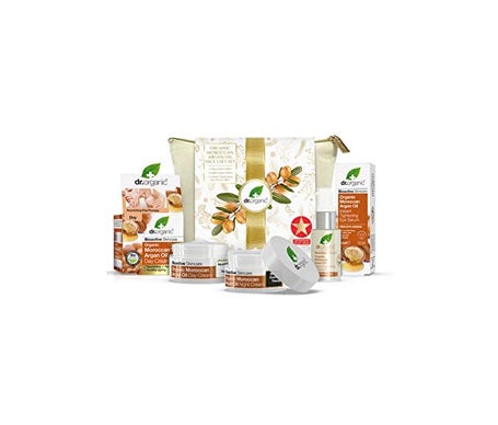Dr. Organic Set regalo facial Aceite de argán